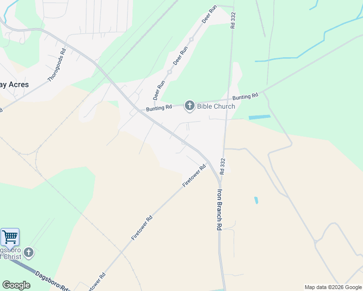 map of restaurants, bars, coffee shops, grocery stores, and more near 30622 Iron Branch Road in Dagsboro