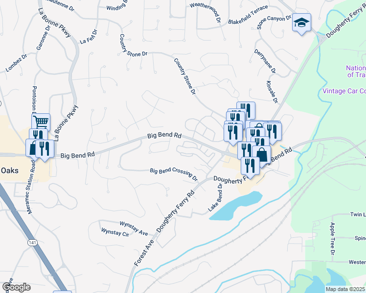 map of restaurants, bars, coffee shops, grocery stores, and more near 354 Autumn Creek Drive in Manchester
