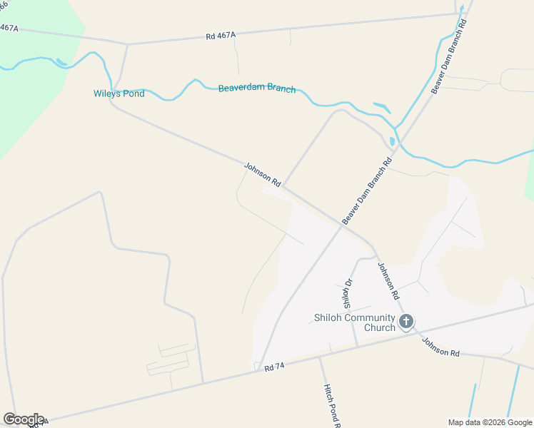 map of restaurants, bars, coffee shops, grocery stores, and more near 13862 Johnson Road in Laurel