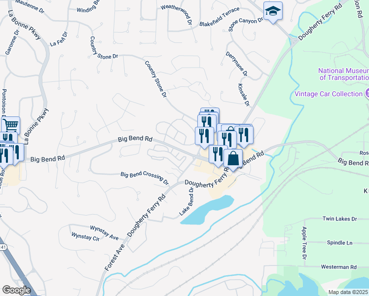 map of restaurants, bars, coffee shops, grocery stores, and more near 1670 Brandon Park Drive in Manchester