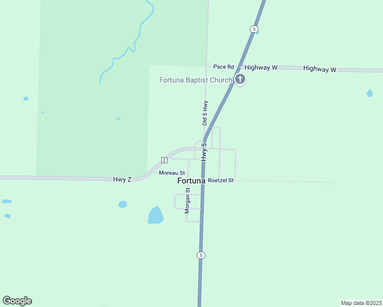 map of restaurants, bars, coffee shops, grocery stores, and more near 34932-34938 Schmidt Street in Fortuna
