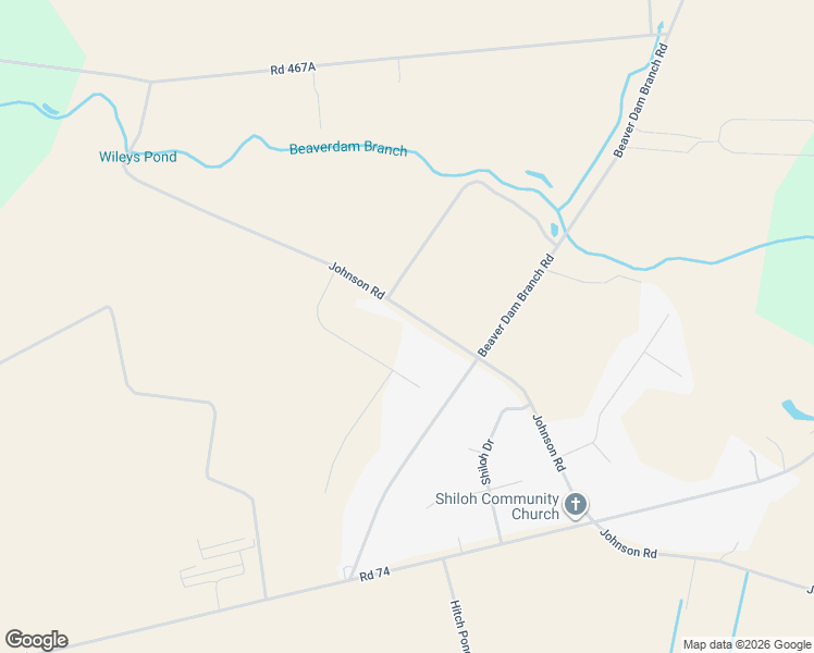 map of restaurants, bars, coffee shops, grocery stores, and more near 13862 Johnson Road in Laurel