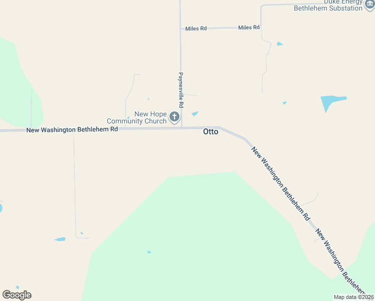 map of restaurants, bars, coffee shops, grocery stores, and more near 9918 Bethlehem New Washington Road in Nabb