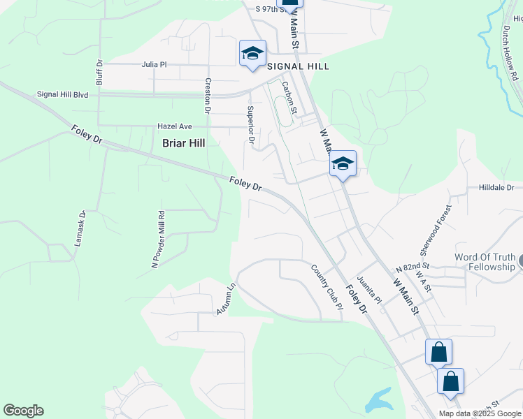 map of restaurants, bars, coffee shops, grocery stores, and more near 13 Gerold Lane in Belleville