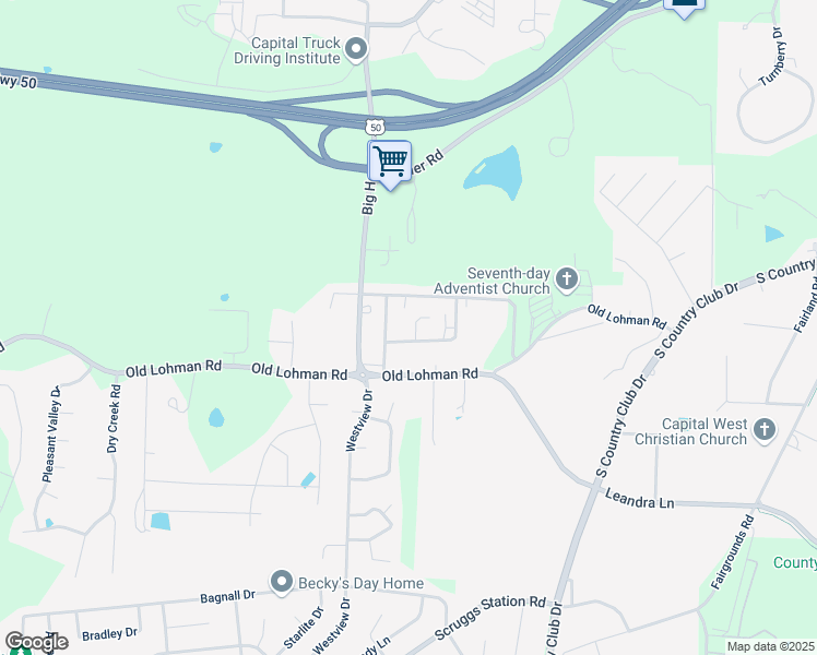 map of restaurants, bars, coffee shops, grocery stores, and more near 1118 Charm Tree Court in Jefferson City