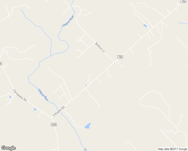 map of restaurants, bars, coffee shops, grocery stores, and more near 7470 O'Keefe Road in Bealeton