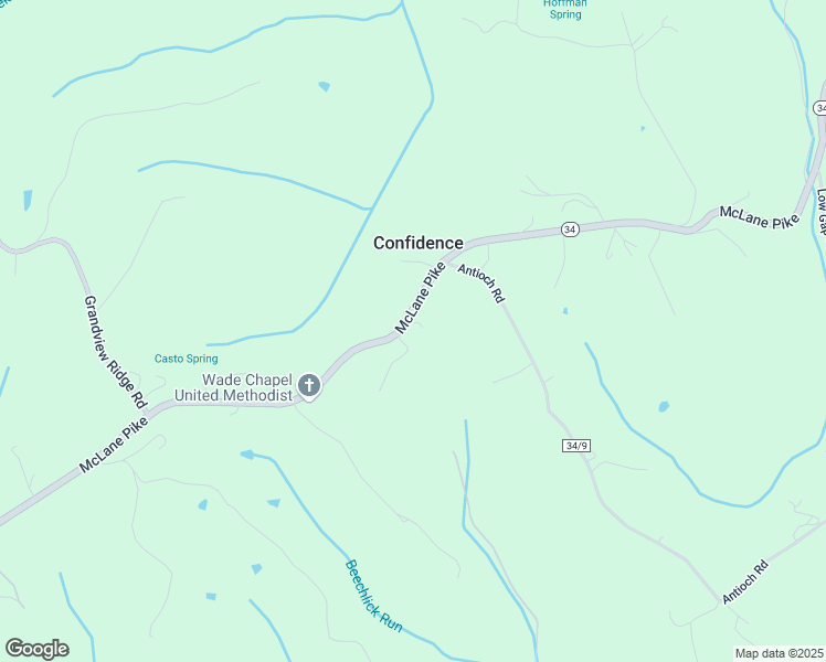 map of restaurants, bars, coffee shops, grocery stores, and more near 4772 Mclane Pike in Red House