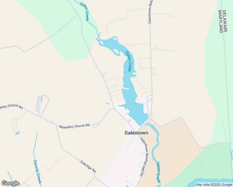 map of restaurants, bars, coffee shops, grocery stores, and more near 5709 Galestown Newhart Mill Road in Seaford