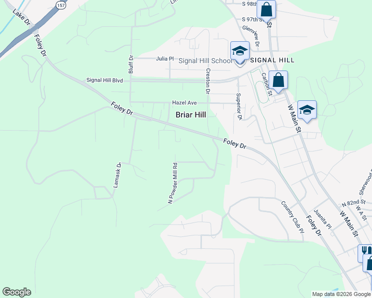 map of restaurants, bars, coffee shops, grocery stores, and more near 43 Metcalf Drive in Belleville