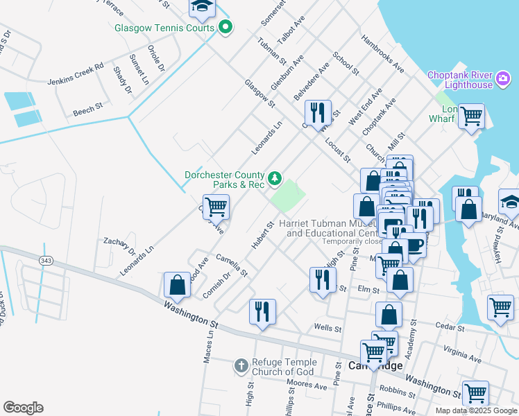 map of restaurants, bars, coffee shops, grocery stores, and more near 503B Edgewood Avenue in Cambridge