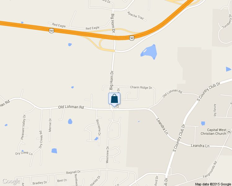 map of restaurants, bars, coffee shops, grocery stores, and more near 1108 Charm Villa Drive in Jefferson City