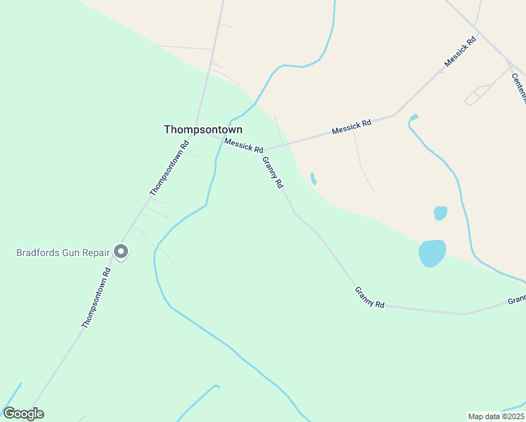 map of restaurants, bars, coffee shops, grocery stores, and more near 4314 Granny Road in Rhodesdale