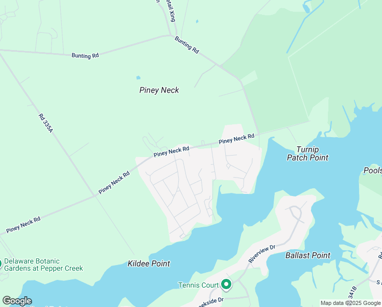 map of restaurants, bars, coffee shops, grocery stores, and more near 30784 Piney Neck Road in Dagsboro