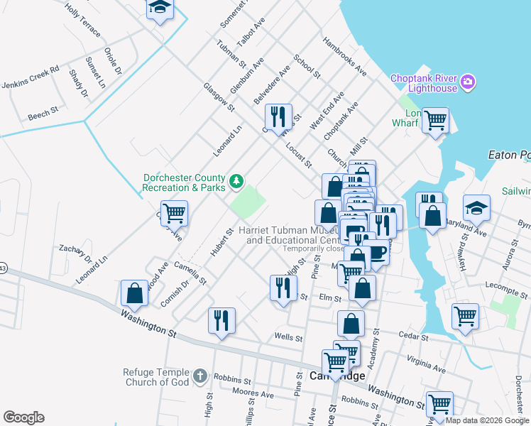 map of restaurants, bars, coffee shops, grocery stores, and more near 412 Camper Street in Cambridge