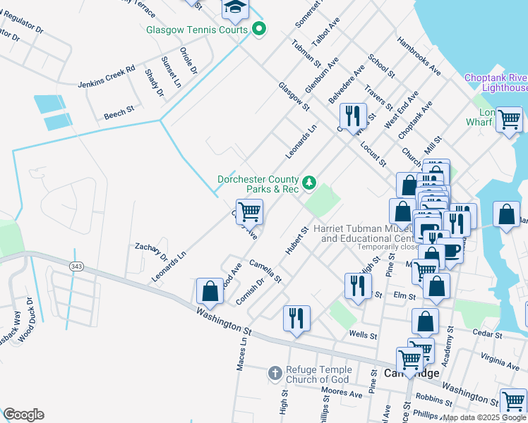 map of restaurants, bars, coffee shops, grocery stores, and more near 571 Oakley Street in Cambridge