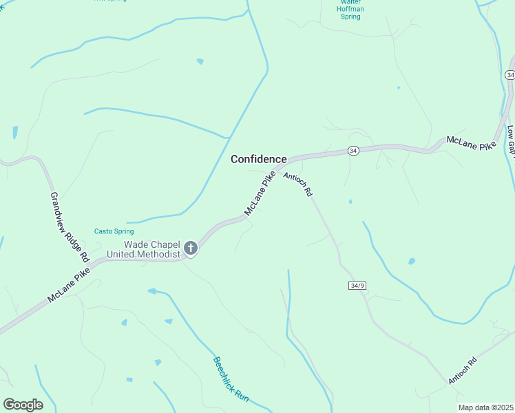map of restaurants, bars, coffee shops, grocery stores, and more near 4772 McLane Pike in Red House