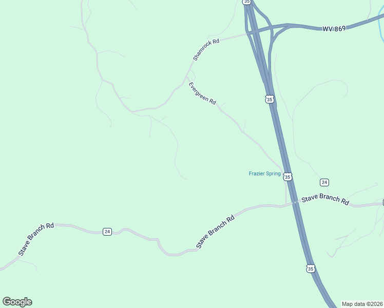 map of restaurants, bars, coffee shops, grocery stores, and more near 331 Sunshine Lane in Fraziers Bottom
