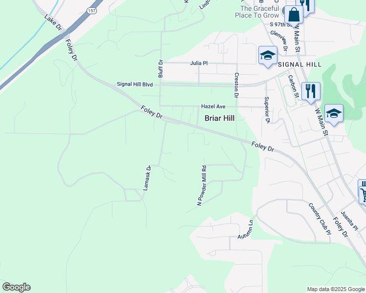 map of restaurants, bars, coffee shops, grocery stores, and more near 8 Martin Street in Belleville