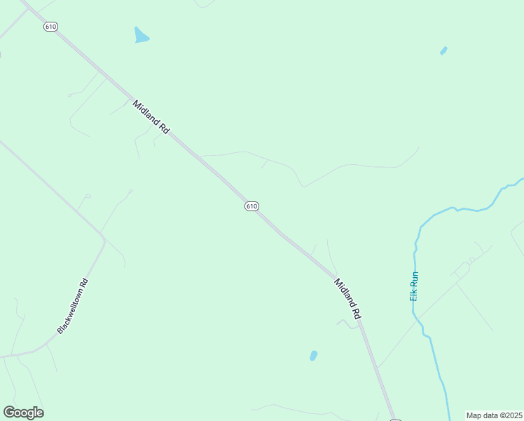 map of restaurants, bars, coffee shops, grocery stores, and more near Midland Road in Midland