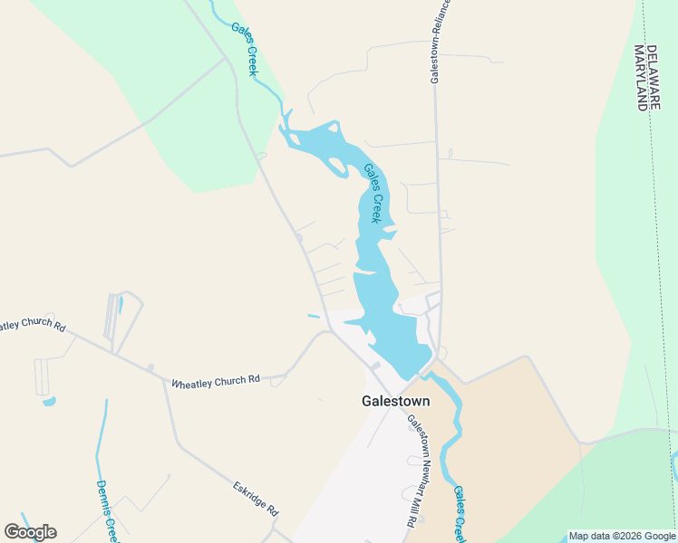 map of restaurants, bars, coffee shops, grocery stores, and more near 5709 Galestown Newhart Mill Road in Seaford