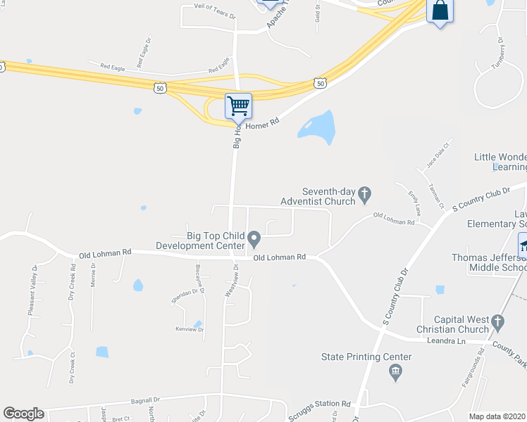 map of restaurants, bars, coffee shops, grocery stores, and more near 5103 Charm Ridge Drive in Jefferson City