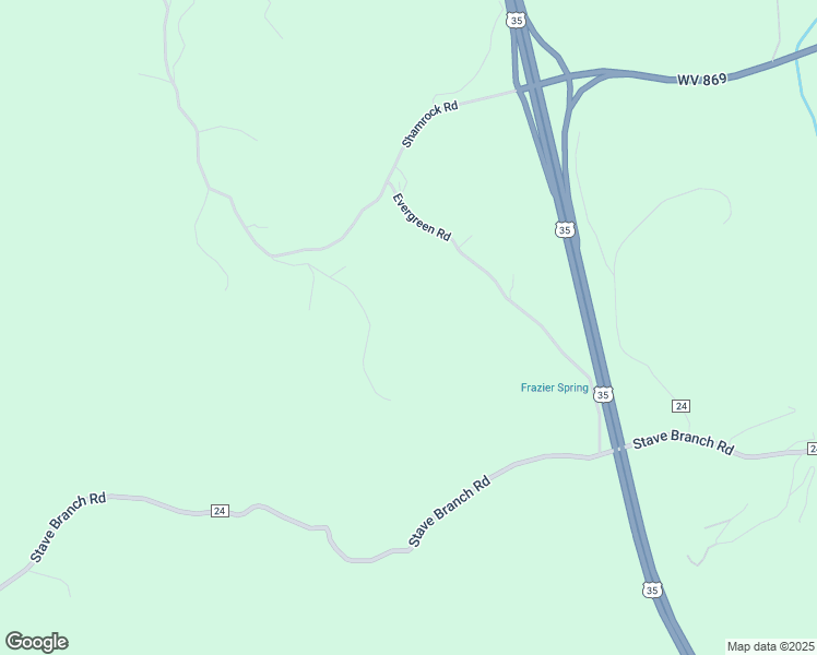 map of restaurants, bars, coffee shops, grocery stores, and more near 331 Sunshine Lane in Fraziers Bottom