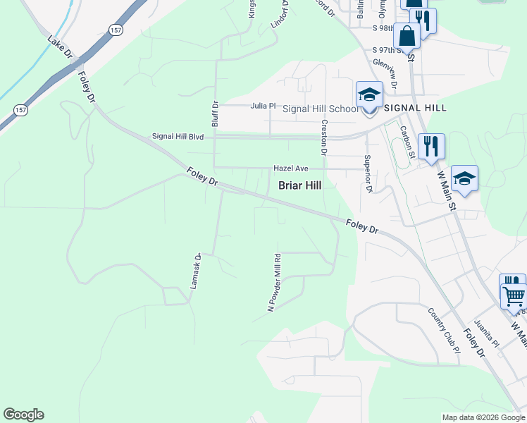 map of restaurants, bars, coffee shops, grocery stores, and more near 39 Millie Street in Belleville