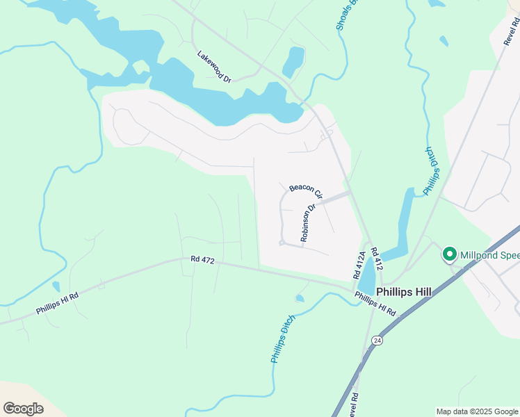map of restaurants, bars, coffee shops, grocery stores, and more near 30480 Oak Ridge Drive in Millsboro