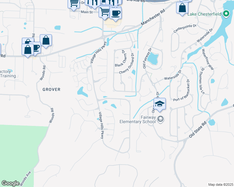 map of restaurants, bars, coffee shops, grocery stores, and more near in Wildwood