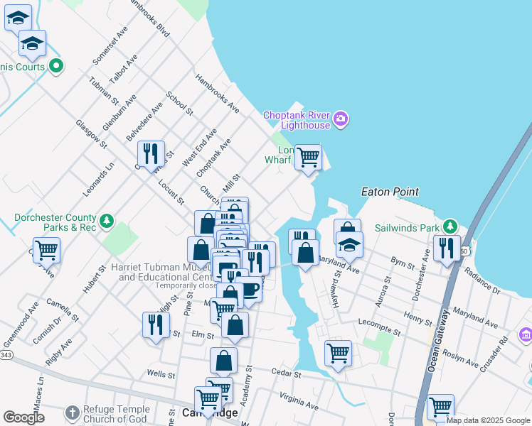 map of restaurants, bars, coffee shops, grocery stores, and more near 200 High Street in Cambridge