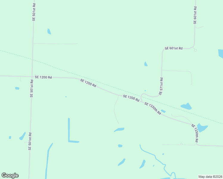 map of restaurants, bars, coffee shops, grocery stores, and more near 581 Southeast 1200 Road in Leeton