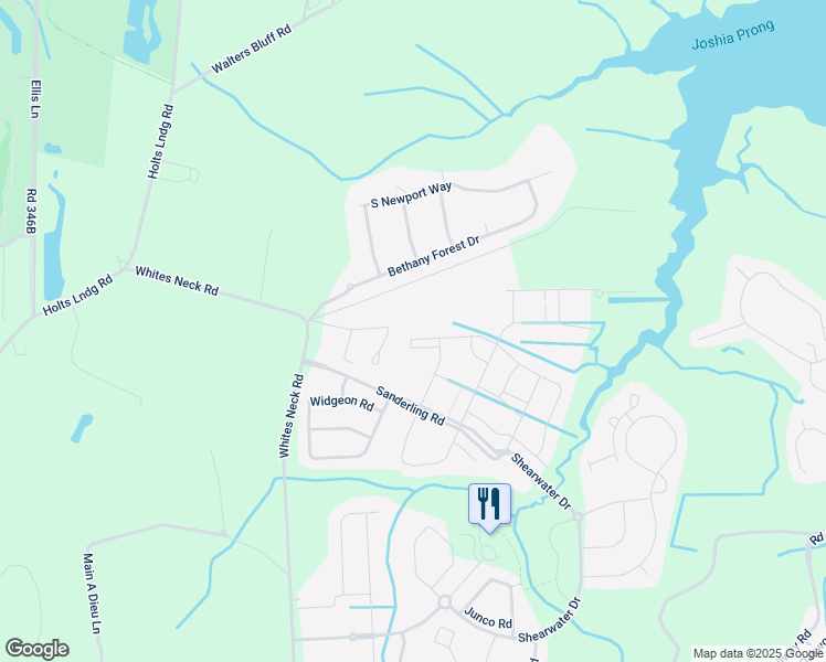 map of restaurants, bars, coffee shops, grocery stores, and more near 30261 Sprogell Lane in Dagsboro