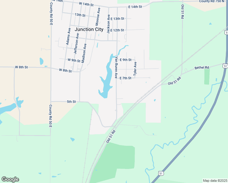 map of restaurants, bars, coffee shops, grocery stores, and more near 463-699 Van Buren Avenue in Sandoval