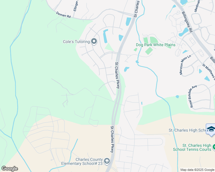 map of restaurants, bars, coffee shops, grocery stores, and more near 11245 Yellowstone Court in White Plains