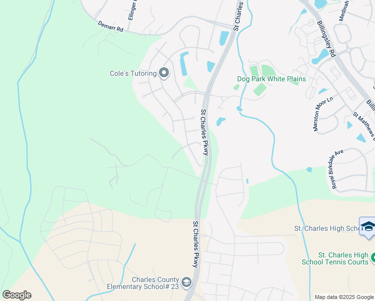 map of restaurants, bars, coffee shops, grocery stores, and more near 11245 Yellowstone Court in White Plains