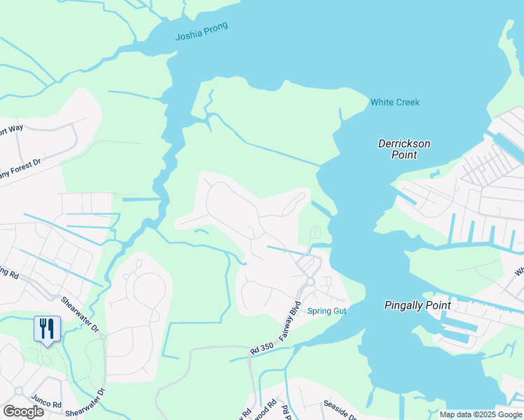 map of restaurants, bars, coffee shops, grocery stores, and more near 37426 Pettinaro Drive in Ocean View