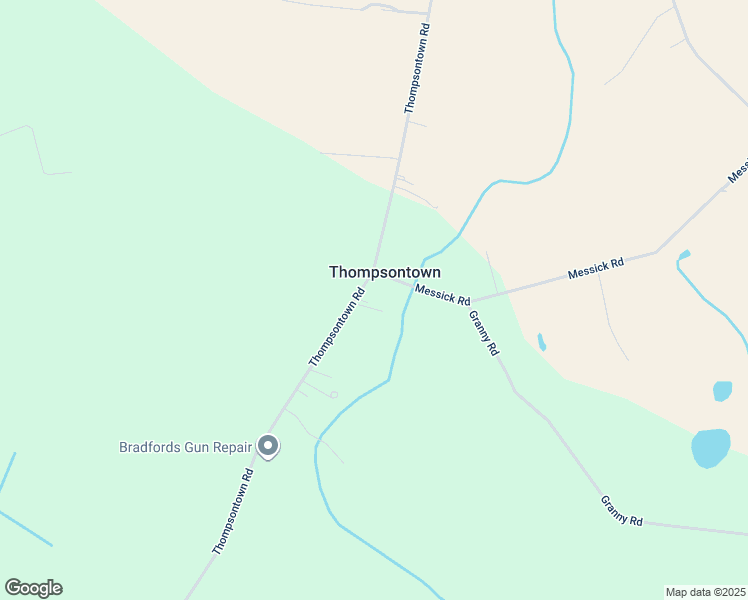 map of restaurants, bars, coffee shops, grocery stores, and more near 4205 Messick Road in Rhodesdale