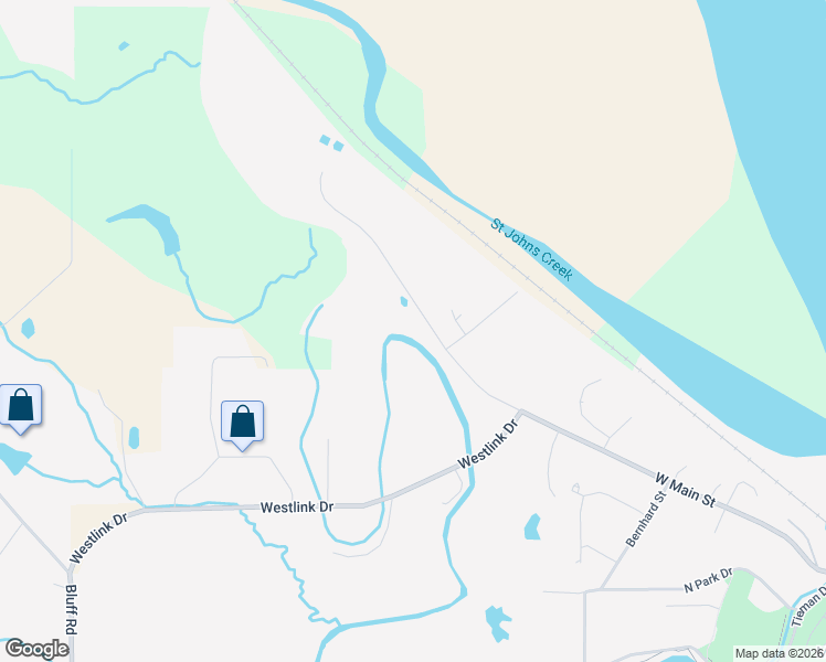 map of restaurants, bars, coffee shops, grocery stores, and more near 1701 West Main Street in Washington