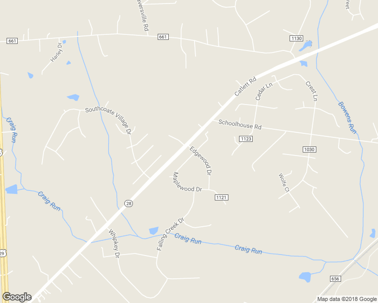 map of restaurants, bars, coffee shops, grocery stores, and more near 11210 Edgewood Drive in Bealeton