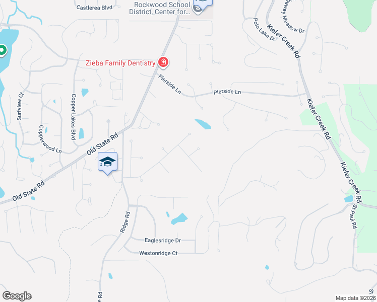 map of restaurants, bars, coffee shops, grocery stores, and more near 510 Sumac Field Court in Ellisville