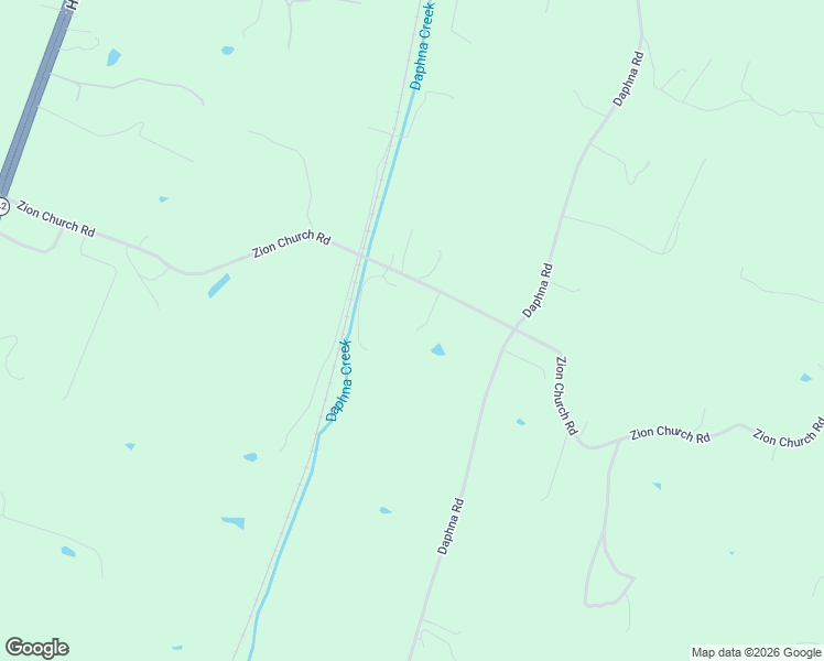 map of restaurants, bars, coffee shops, grocery stores, and more near 3493 Zion Church Road in Broadway