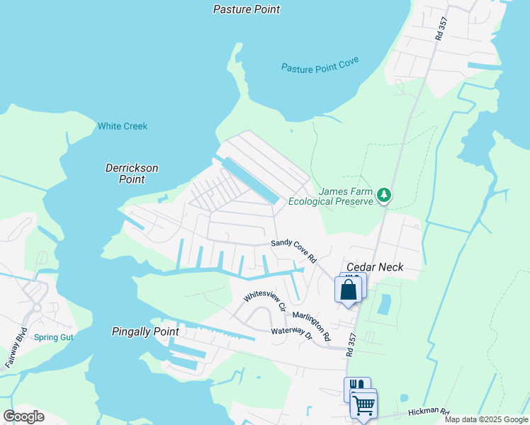 map of restaurants, bars, coffee shops, grocery stores, and more near 38055 Quail Road in Clarksville
