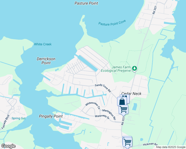 map of restaurants, bars, coffee shops, grocery stores, and more near 38055 Quail Road in Clarksville