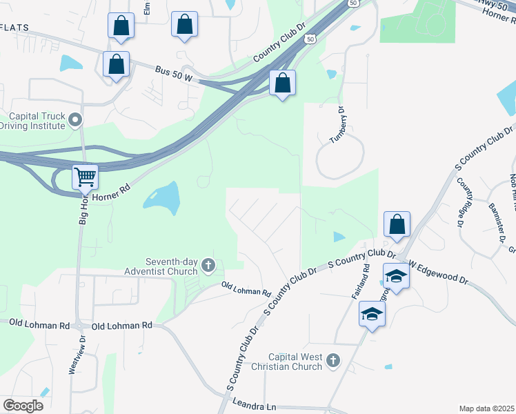 map of restaurants, bars, coffee shops, grocery stores, and more near 4688 Tanman Court in Jefferson City