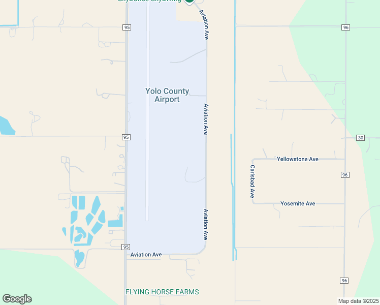 map of restaurants, bars, coffee shops, grocery stores, and more near 25170 Aviation Avenue in Davis