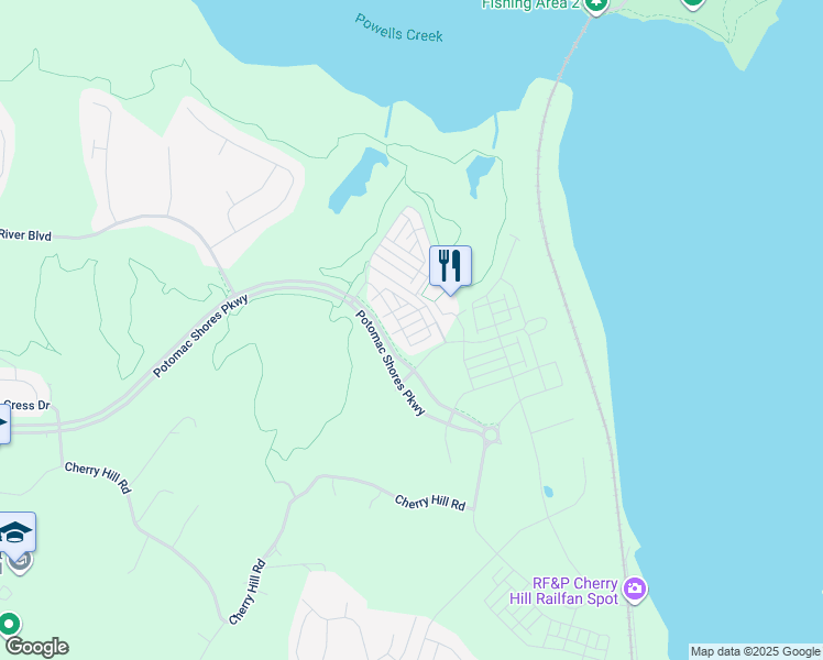 map of restaurants, bars, coffee shops, grocery stores, and more near 17372 Redshank Road in Dumfries