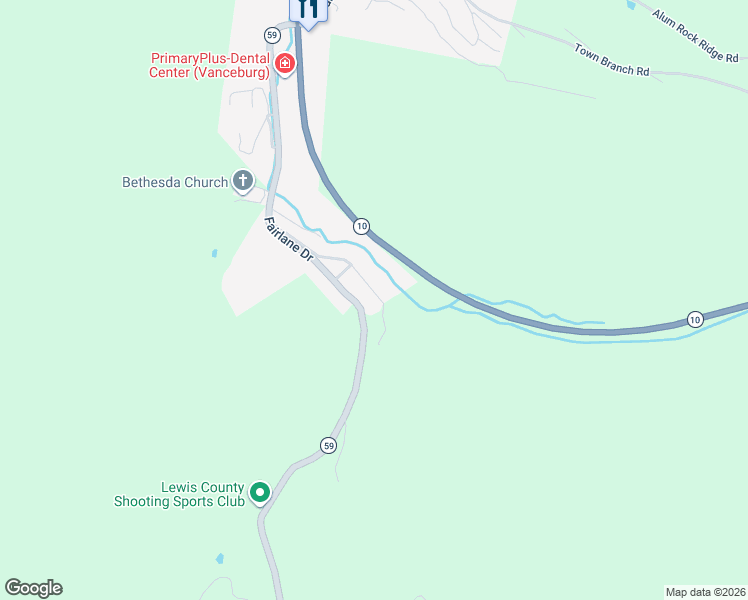 map of restaurants, bars, coffee shops, grocery stores, and more near 140 Chestnut Street in Vanceburg