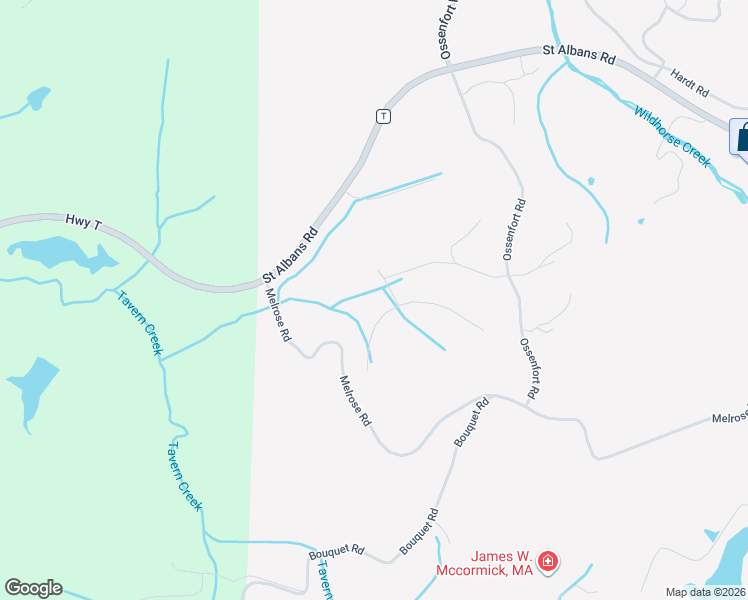 map of restaurants, bars, coffee shops, grocery stores, and more near 2919 Saint Albans Forest Circle in Wildwood