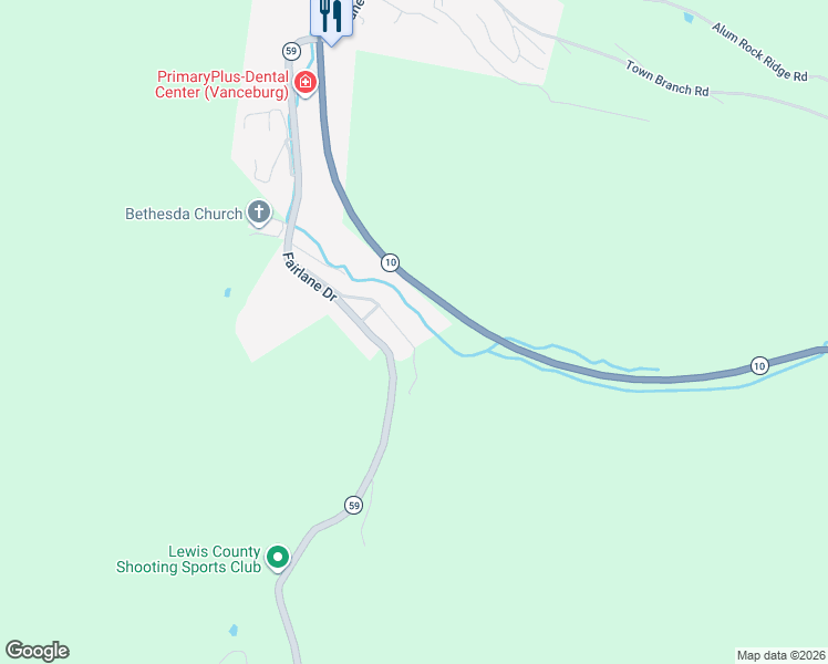 map of restaurants, bars, coffee shops, grocery stores, and more near 140 Chestnut Street in Vanceburg