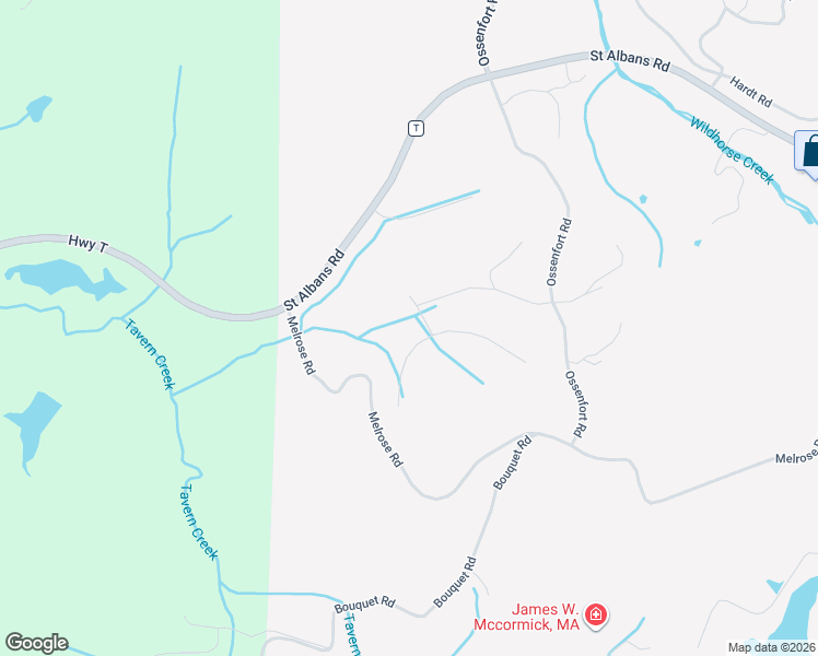 map of restaurants, bars, coffee shops, grocery stores, and more near 2919 Saint Albans Forest Circle in Wildwood